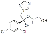 Structure of cis-2-(2,4-dichlorophenyl)-2-(1H-1,2,4-triazol-1-ylmethyl)-1,3-dioxolane-4-methanol