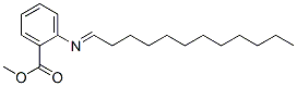Structure of methyl 2-(dodecylideneamino)benzoate