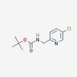 Structure of tert-Butyl ((5-chloropyridin-2-yl)methyl)carbamate