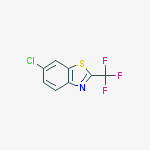 6-chloro-2-(trifluoromethyl)benzo[d]thiazole结构式