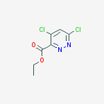 Structure of ETHYL 4,6-DICHLOROPYRIDAZINE-3-CARBOXYLATE
