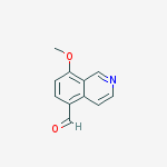5-ISOQUINOLINECARBOXALDEHYDE,8-METHOXY-结构式