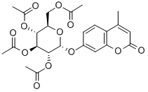 Structure of 4-Methylumbelliferyl2,3,4,6-tetra-O-acetyl-a-D-glucopyranoside
