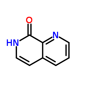 1,7-萘啶-8(7H)-酮结构式