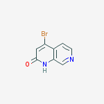 Structure of 4-bromo-1,7-naphthyridin-2(1H)-one
