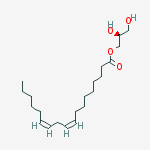 1-Linoleoyl-(2S)-glycerol结构式