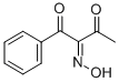 Structure of 1-PHENYL-1,2,3-BUTANETRIONE 2-OXIME