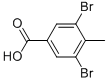Structure of 3,5-DIBROMO-4-METHYLBENZOIC ACID
