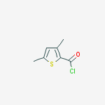 Structure of 2-THIOPHENECARBONYL CHLORIDE,3,5-DIMETHYL-