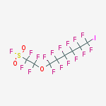 Structure of 9-Iodoperfluoro-3-oxanonanesulphonyl fluoride