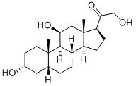 Structure of 5BETA-PREGNANE-3A,11BETA,21-TRIOL-20-ONE
