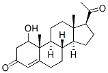 Chemical structure of Hydroxyprogesterone
