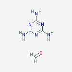 Structure of POLY(MELAMINE-CO-FORMALDEHYDE), ISOBUTYLATED