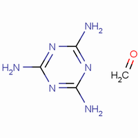 Structure of POLY(MELAMINE-CO-FORMALDEHYDE), BUTYLATED