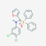 Structure of N1-[(DIPHENYLPHOSPHORYL)(2-FURYL)METHYL]-3,4-DICHLOROANILINE