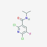 2,6-DICHLORO-5-FLUORO-N-ISOPROPYLNICOTINAMIDE结构式