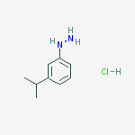 Structure of 3-ISOPROPYLPHENYLHYDRAZINE HYDROCHLORIDE
