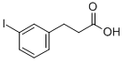Structure of 3-(3-IODOPHENYL)PROPIONIC ACID