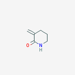 2-Piperidinone, 3-methylene-结构式