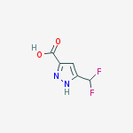 Structure of 1H-PYRAZOLE-3-CARBOXYLIC ACID,5-(DIFLUOROMETHYL)-