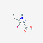 Structure of 1H-PYRAZOLE-3-CARBOXYLIC ACID,5-ETHYL-4-FLUORO-