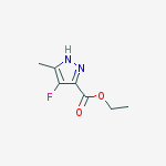 Structure of ethyl 4-fluoro-5-Methyl-1H-pyrazole-3-carboxylate