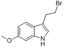 Structure of 1H-INDOLE,3-(2-BROMOETHYL)-6-METHOXY-