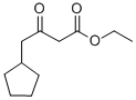 4-环戊基-3-氧代丁酸乙酯结构式