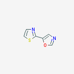 Oxazole,  5-(2-thiazolyl)-结构式