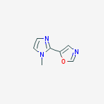 Structure of 5-(1-METHYL-1H-IMIDAZOL-2-YL)-OXAZOLE