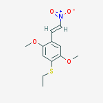 2,5-Dimethoxy-4-Ethylthio-Beta-Nitrostyrene结构式