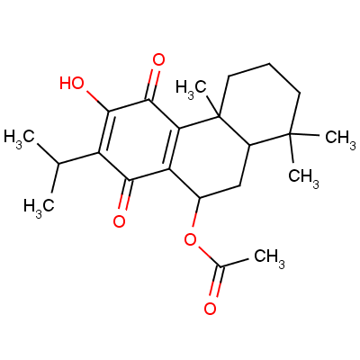 Structure of 7-O-acetylhorminone