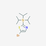 5-bromo-2-(triisopropylsilyl)thiazole结构式