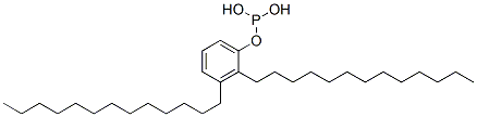 Structure of Phosphorous acid ditridecylphenyl ester