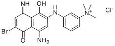 Chemical structure of BASIC BLUE 99