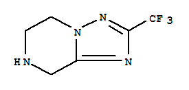 Structure of 2-(TRIFLUOROMETHYL)-5,6,7,8-TETRAHYDRO-[1,2,4]TRIAZOLO[1,5-A]PYRAZINE