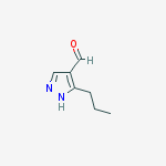 Structure of 3-PROPYL-1H-PYRAZOLE-4-CARBALDEHYDE