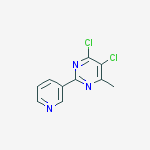 Structure of 4,5-Dichloro-6-methyl-2-(pyridin-3-yl)pyrimidine