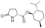 Structure of (-)-Menthyl (+)-2-pyrrolidone-5-carboxylate