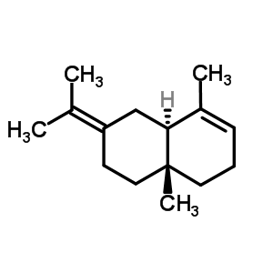 Structure of (4aR)-1,2,3,4,4a,5,6,8aβ-Octahydro-4aα,8-dimethyl-2-(1-methylethylidene)naphthalene