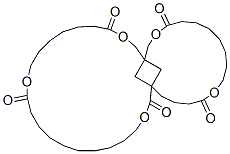 Structure of Hexanedioic acid, mixed esters with decanoic acid, heptanoic acid, octanoic acid and pentaerythritol