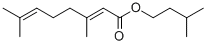 Structure of (e)-3,7-dimethyl-2,6-octadienoicacidisopentylester