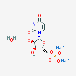 URIDINE 5-MONOPHOSPHATE DISODIUM SALT HYDRATE结构式