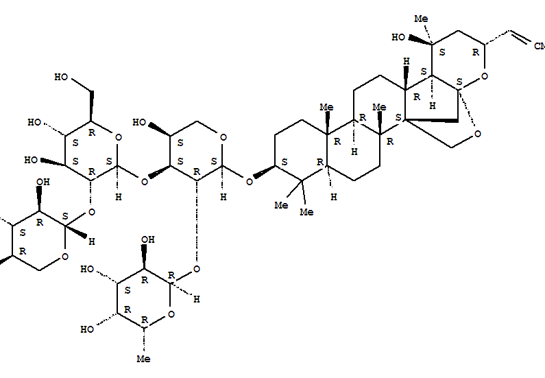 Structure of jujuboside B (Compound I)