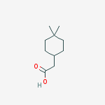 2-(4,4-Dimethylcyclohexyl)acetic acid结构式