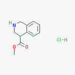 Structure of methyl 1,2,3,4-tetrahydroisoquinoline-4-carboxylate