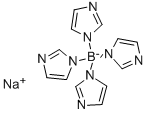 Structure of SODIUM TETRAKIS(1-IMIDAZOLYL)BORATE