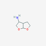 Structure of FURO[2,3-B]FURAN-3-AMINE,HEXAHYDRO-