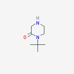 Structure of 1-TERT-BUTYLPIPERAZIN-2-ONE