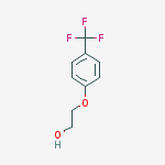 Structure of Ethanol, 2-[4-(trifluoromethyl)phenoxy]-